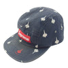 Supreme シュプリーム BOX LOGO TORCH CAMP CAP ボックスロゴ キャンプ キャップ 帽子 ネイビー系【中古】
