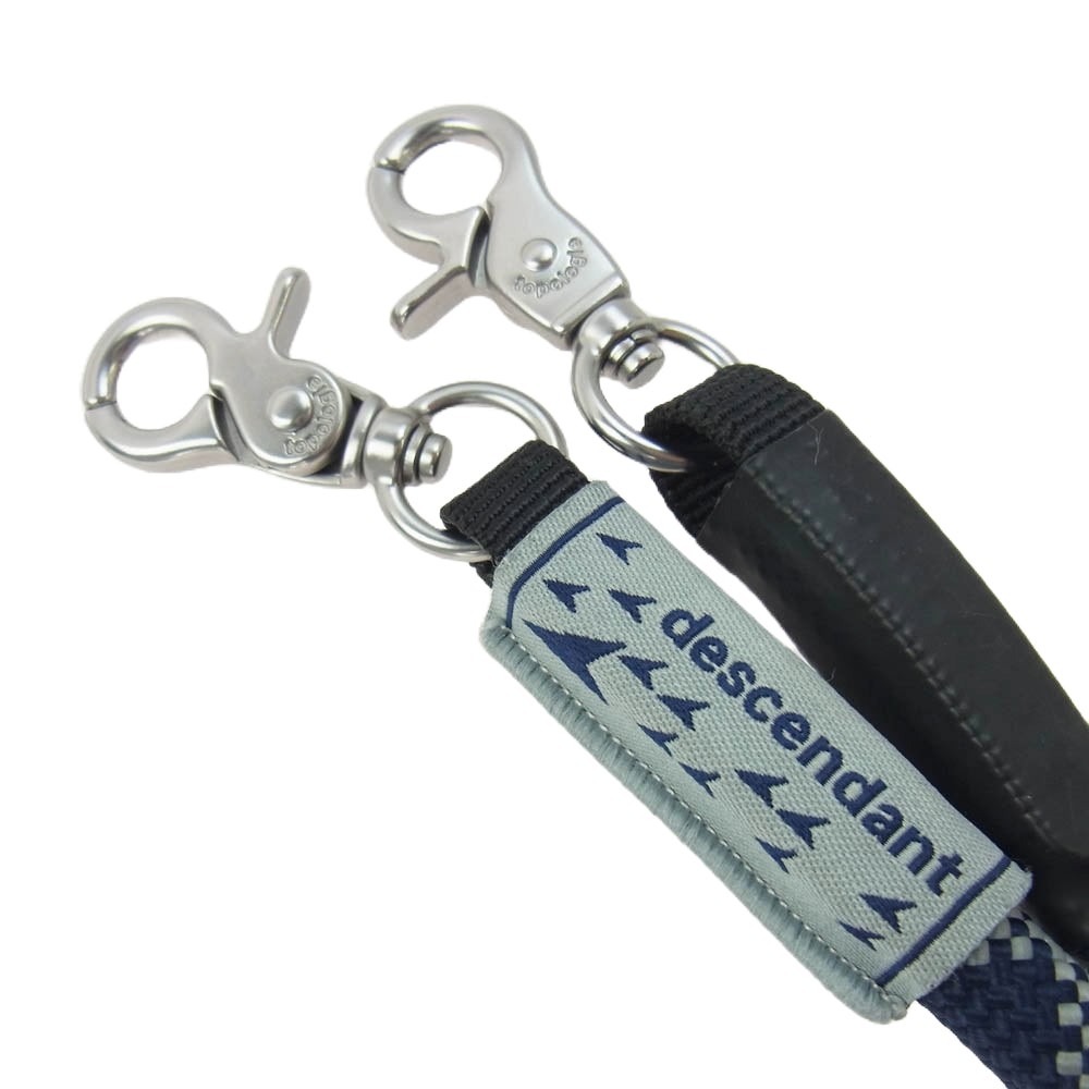 DESCENDANT ディセンダント Topologie トポロジー CETUS 10mm Rope スマホショルダー用ストラップ ネイビー系 グレー系【中古】