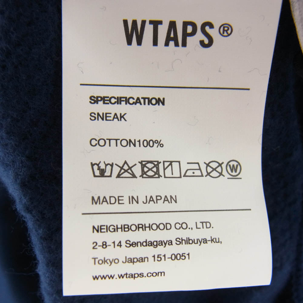 WTAPS ダブルタップス 24AW 242ATDT-CPM01S TNNL / SWEATER / COTTON クルーネック スウェット トレーナー NAVY ネイビー系 X 04【美品】【中古】