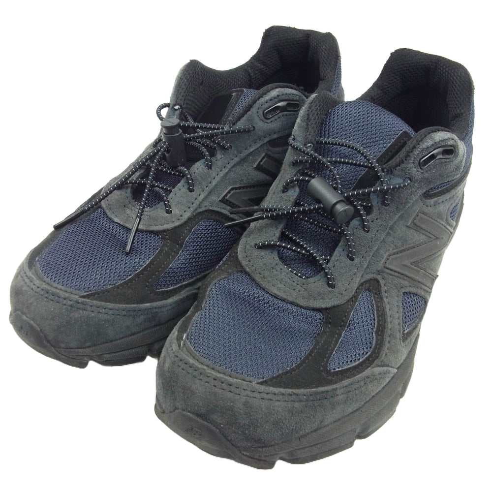 NEW BALANCE ニューバランス M990JJ4 JJJJound ジョウンド 990V4 スエード ローカット スニーカー ネイビー系 US8(26cm)【中古】