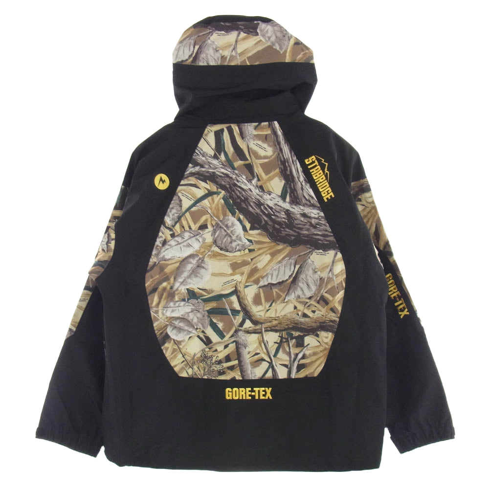 MARMOT マーモット STABRIDGE GTX 3L ALPINIST JACKET スタブリッジ 3レイヤー アルピニスト ジャケット マウンテンパーカー ブラック系 XL【新古品】【未使用】【中古】