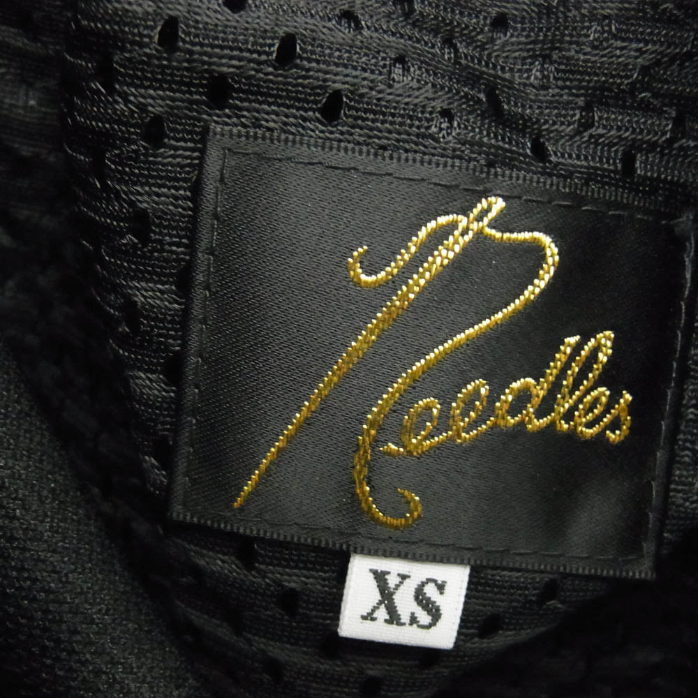 Needles ニードルス EJ353 EDIFICE別注 TRACK PANT トラックパンツ ブラック系 XS【中古】