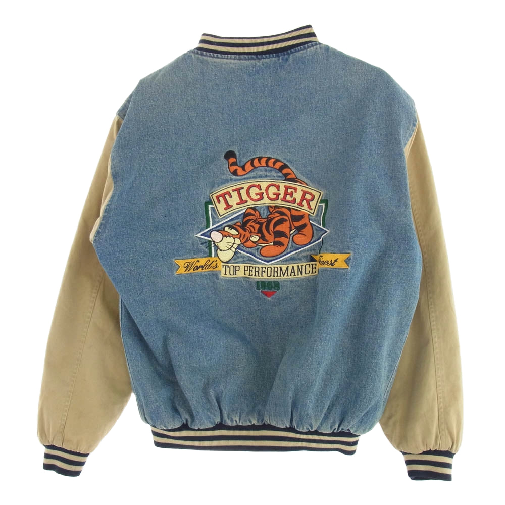 ディズニー THE DISNEY STORE デニム スタジャン ティガー ジャケット ライトブルー系 S【中古】
