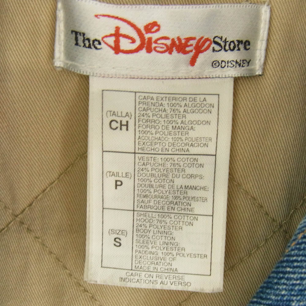 ディズニー THE DISNEY STORE デニム スタジャン ティガー ジャケット ライトブルー系 S【中古】