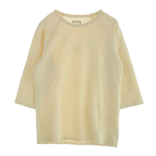 ワイパー 7分袖 サーマル カットソー ベージュ系 L【中古】