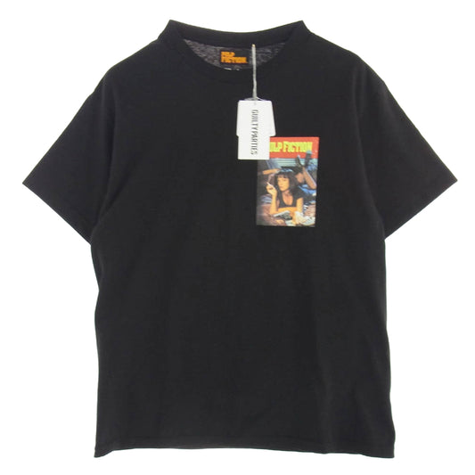WACKO MARIA ワコマリア PF-WM-TEE07 × PULP FICTION CREW NECK T-SHIRT TYPE5 パルプフィクション Tシャツ ブラック系 L【極上美品】【中古】