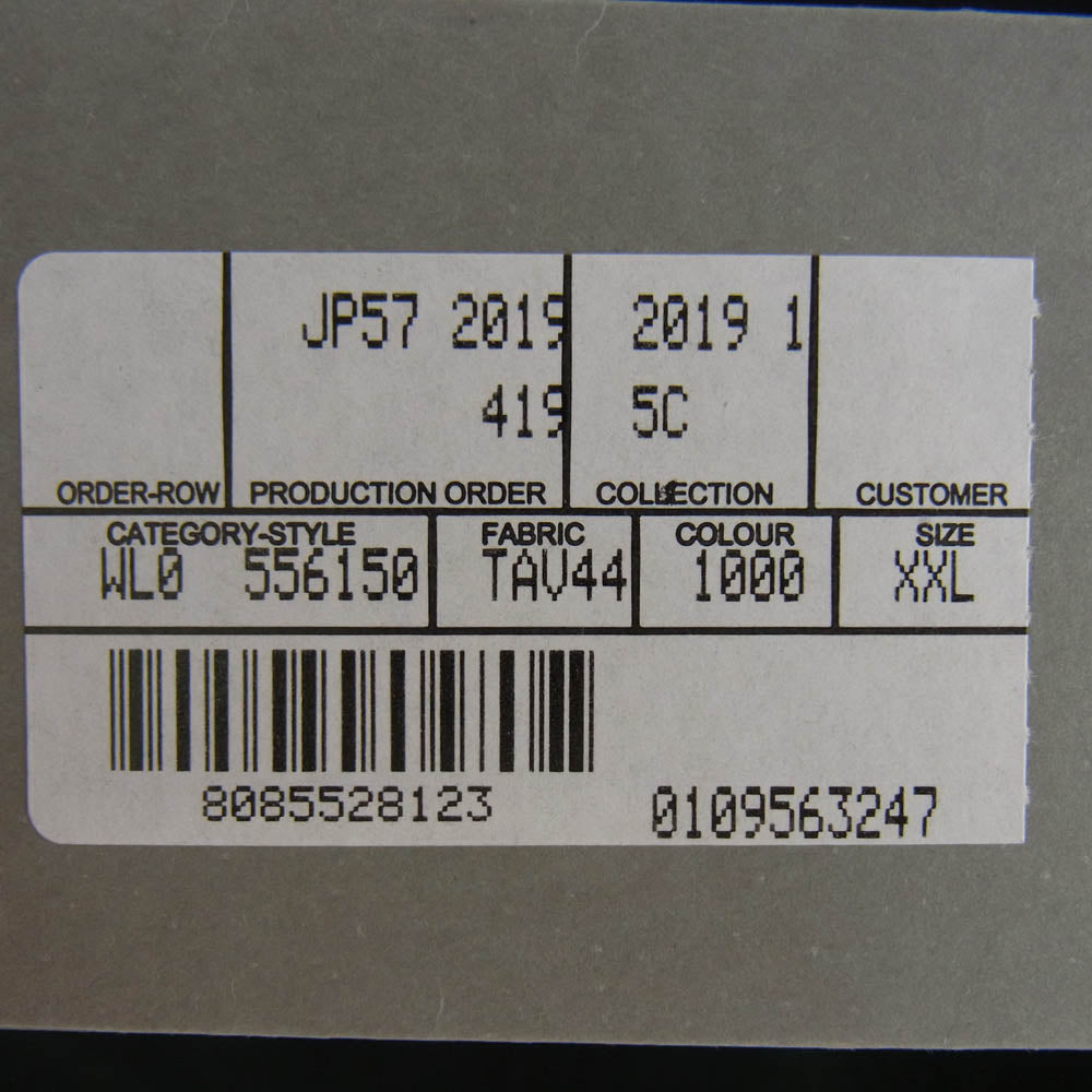 BALENCIAGA バレンシアガ 556150 キャンペーン ロゴ 半袖 Tシャツ ブラック系 XXL【極上美品】【中古】