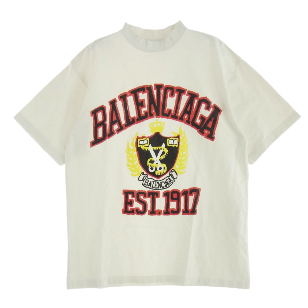 BALENCIAGA バレンシアガ 23SS 739784 DIY COLLEGE TEE カレッジロゴ