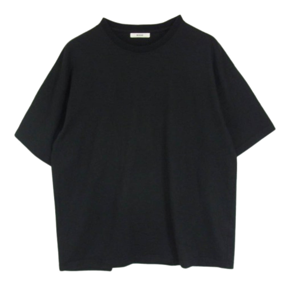 ボーディ BD10006 CASHMERE100 TEE カシミヤ カシミア クルーネック 無地 半袖 Tシャツ ブラック系 2【中古】