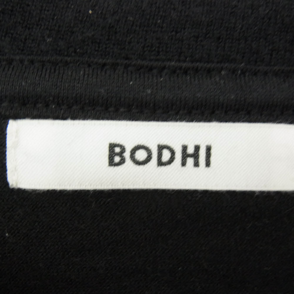 ボーディ BD10006 CASHMERE100 TEE カシミヤ カシミア クルーネック 無地 半袖 Tシャツ ブラック系 2【中古】