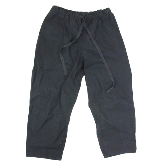 シェヴィダレンク 元CASEY VIDALENC ケイシーヴィダレンク ガーメントダイ コットン ドローストリング ロング パンツ ブラック系 3【中古】