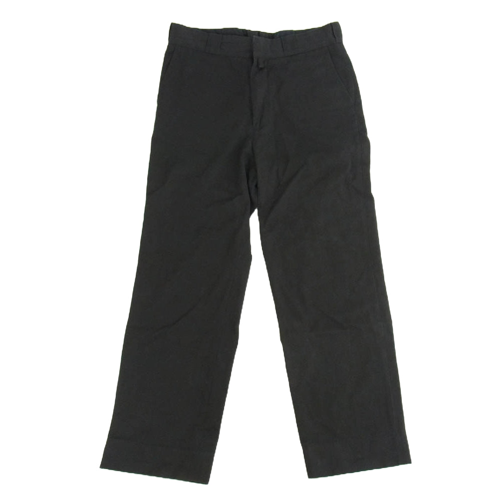 COMOLI コモリ 23SS X01-03014 コットンギャバワークパンツ ブラック系 2【中古】