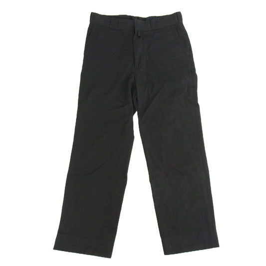 COMOLI コモリ 23SS X01-03014 コットンギャバワークパンツ ブラック系 2【中古】