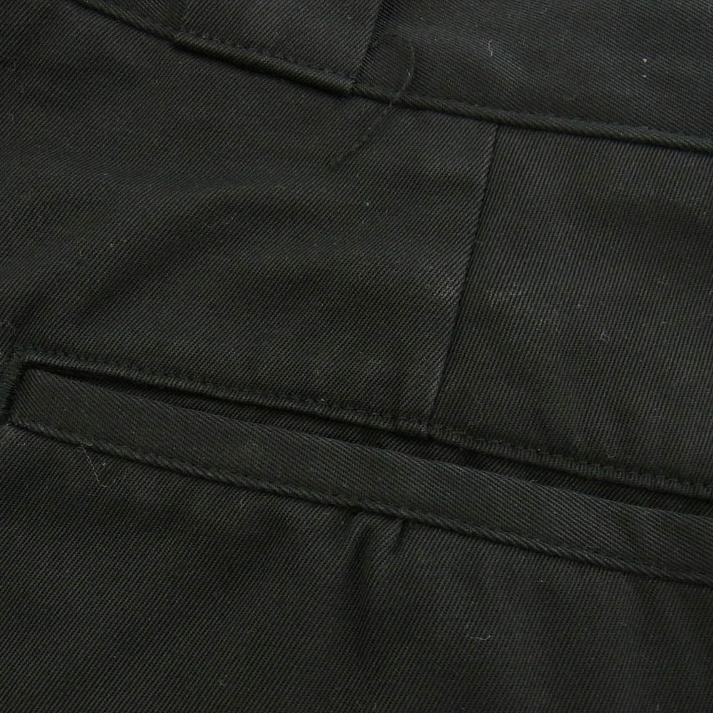 COMOLI コモリ 23SS X01-03014 コットンギャバワークパンツ ブラック系 2【中古】