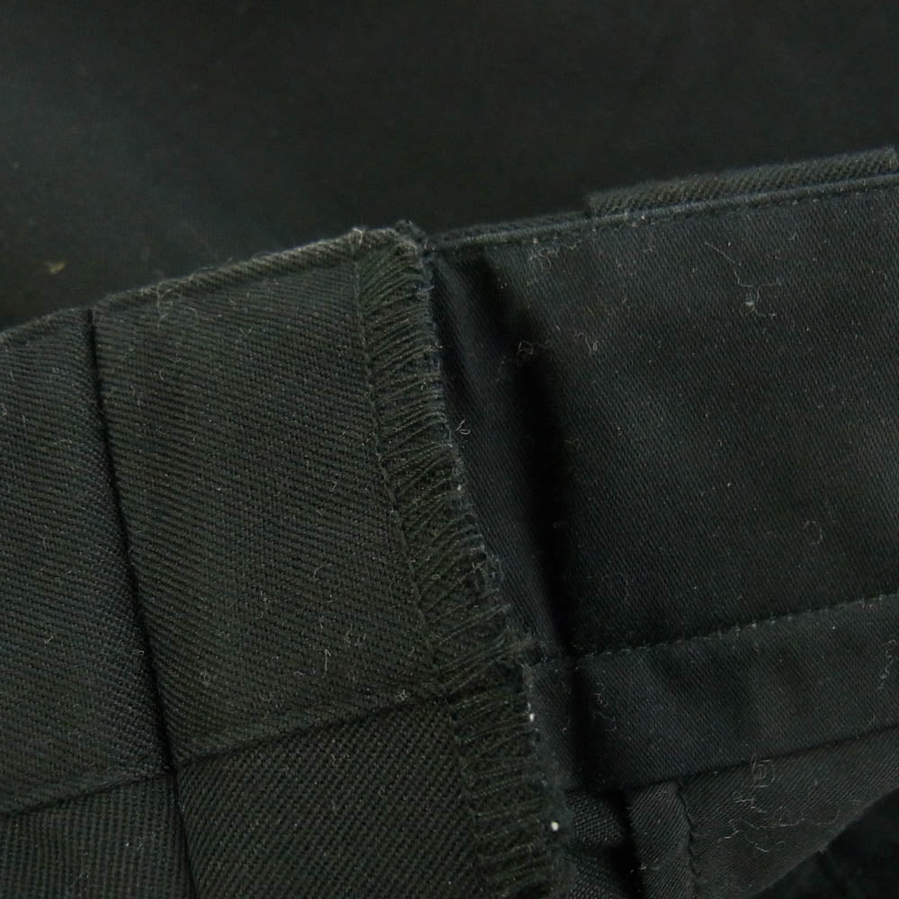 COMOLI コモリ 24SS Z01-03017 POST WORK TWILL PANTS ポスト ワークツイル パンツ ブラック系 2【中古】