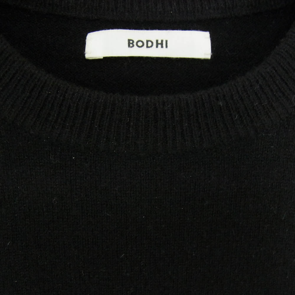 ボーディ 24AW BD24AW-SD001 STANDARD SWEATER カシミヤ100％ スタンダード ニット セーター ブラック系 2【中古】
