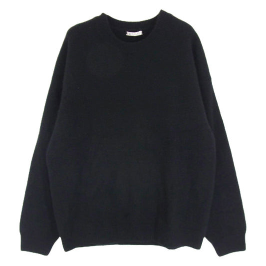 AURALEE オーラリー 20AW A20AP02BC BABY CASHMERE KNIT P/O ベビーカシミヤ ニット プルオーバー セーター ブラック系 3【中古】