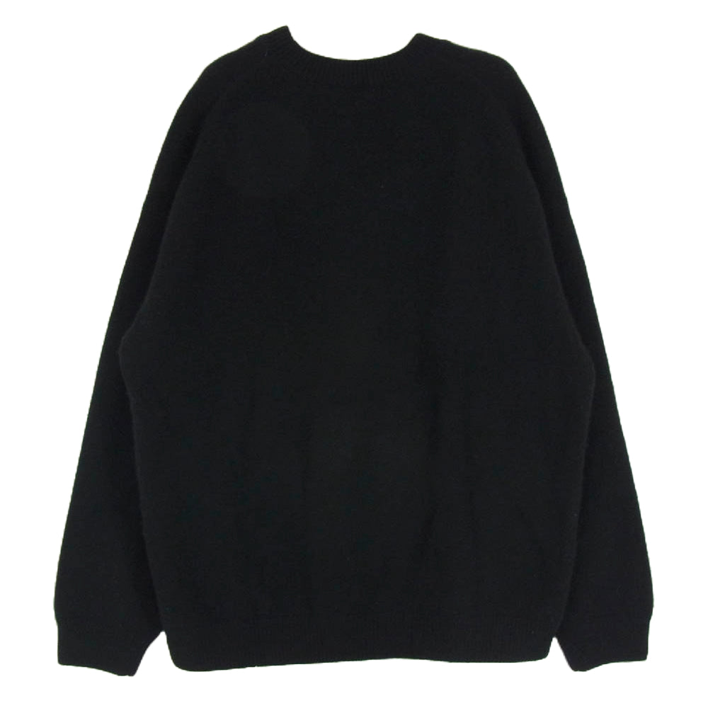 AURALEE オーラリー 20AW A20AP02BC BABY CASHMERE KNIT P/O ベビーカシミヤ ニット プルオーバー セーター ブラック系 3【中古】