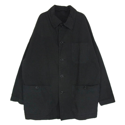 ケイシー ケイシー 23AW 21HV320 HIGA TRAVAIL JACKET ダブル染色 ウォッシュ加工 トラベル ジャケット ブラック系 サイズ表記無【中古】