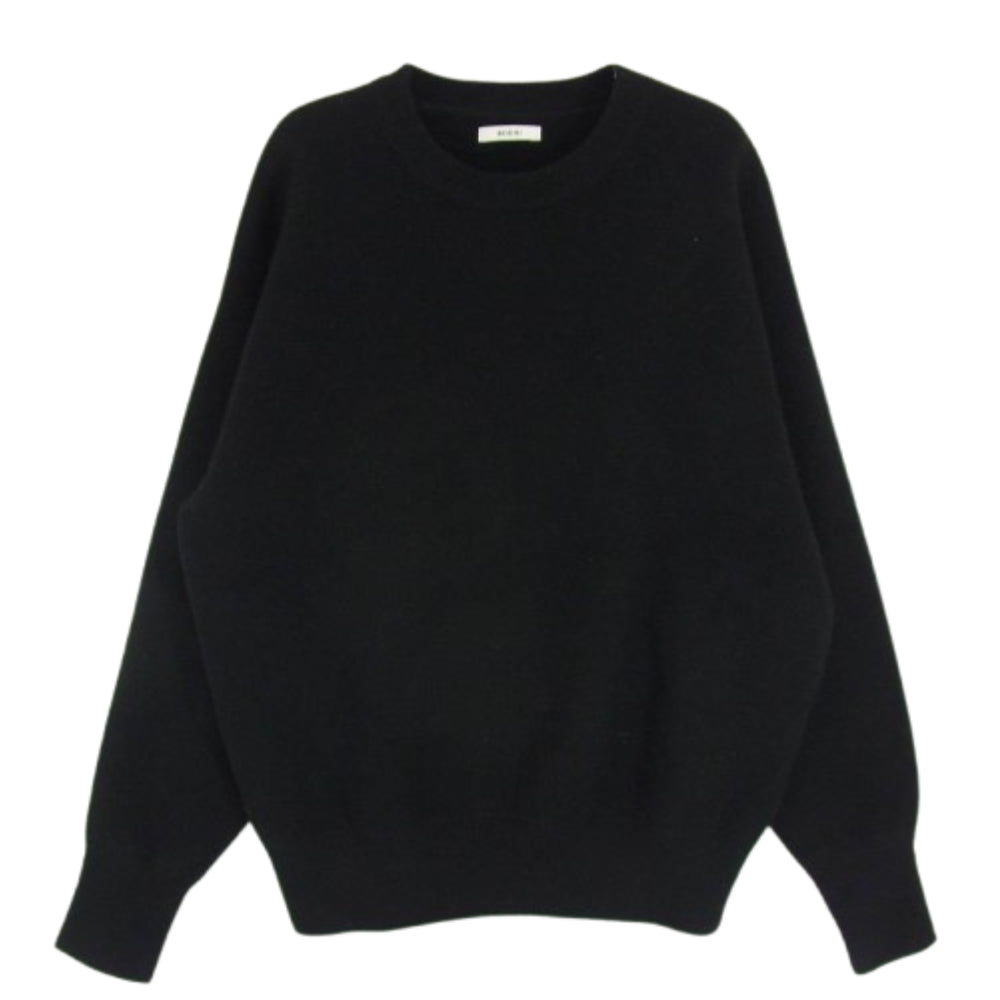 ボーディ 24AW BD24AW-HW001 HEAVYWEIGHT CREW カシミヤ100％ ヘビーウェイト クルーネック ニット セーター プルオーバー ブラック系 2【中古】