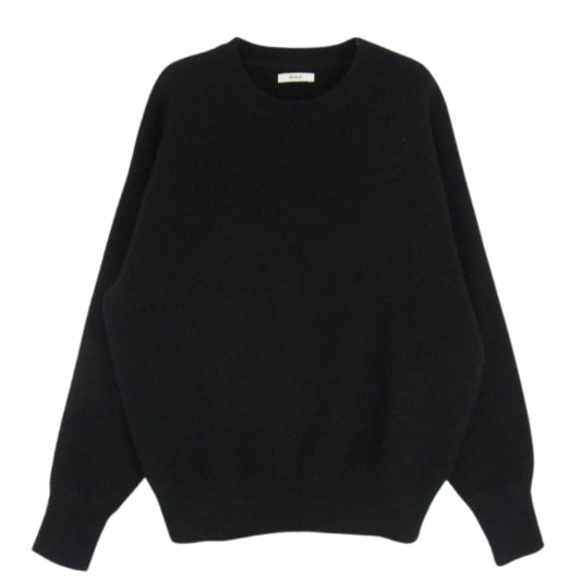 ボーディ 24AW BD24AW-HW001 HEAVYWEIGHT CREW カシミヤ100％ ヘビーウェイト クルーネック ニット セーター プルオーバー ブラック系 2【中古】