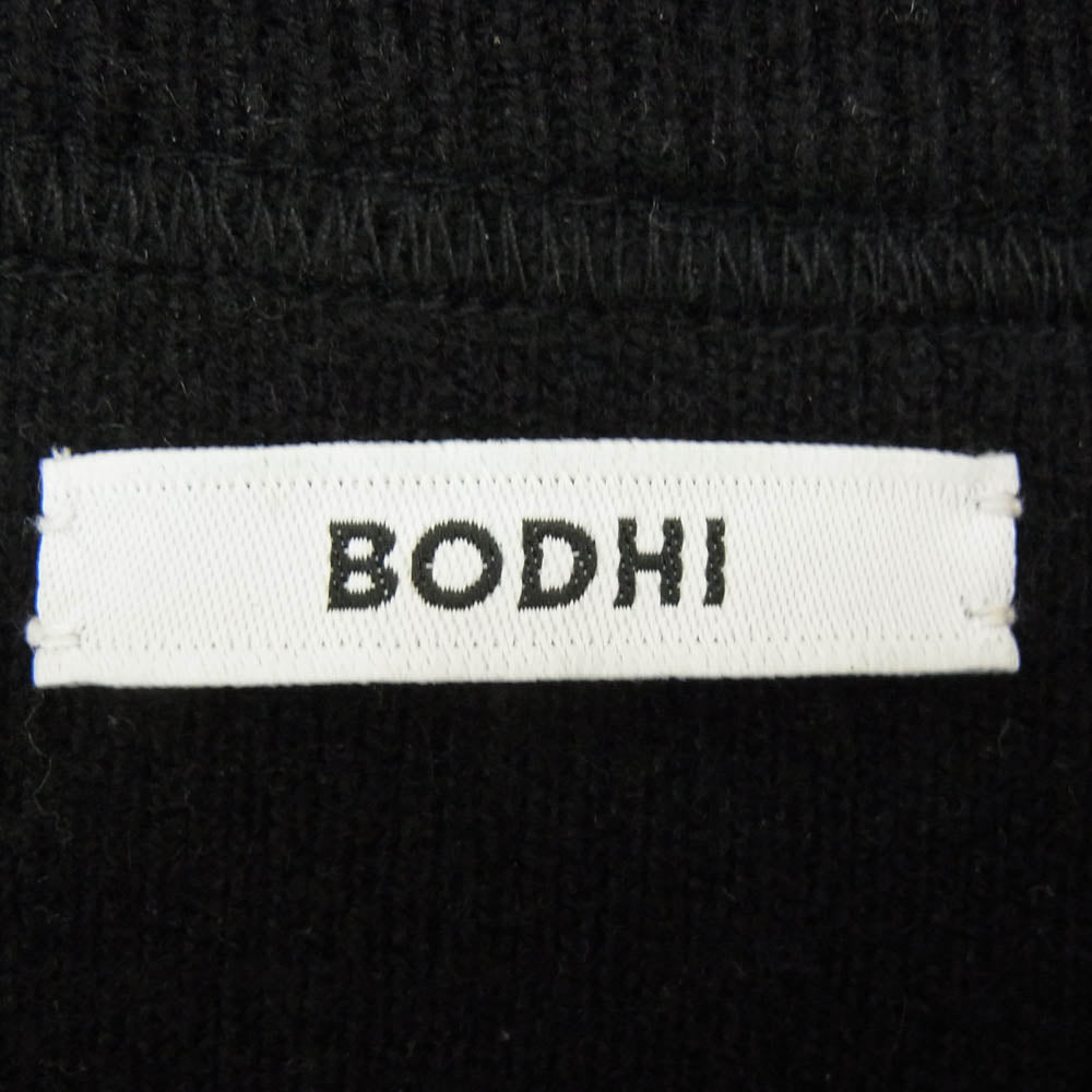 ボーディ 24AW BD24AW-HW001 HEAVYWEIGHT CREW カシミヤ100％ ヘビーウェイト クルーネック ニット セーター プルオーバー ブラック系 2【中古】
