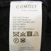 COMOLI コモリ 24AW A03-06011 カシミヤ100％ スキッパー ニット プルオーバー チャコール ダークグレー系 サイズ表記無【中古】