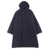 COMOLI コモリ W03-04012 コットンフーデッドコート モッズコート ネイビー系 1【中古】