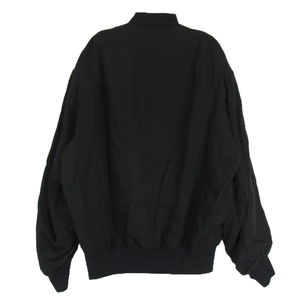 COMOLI コモリ 23SS X01-01023 リネンWクロス ジップ ブルゾン ブラック系 1【中古】