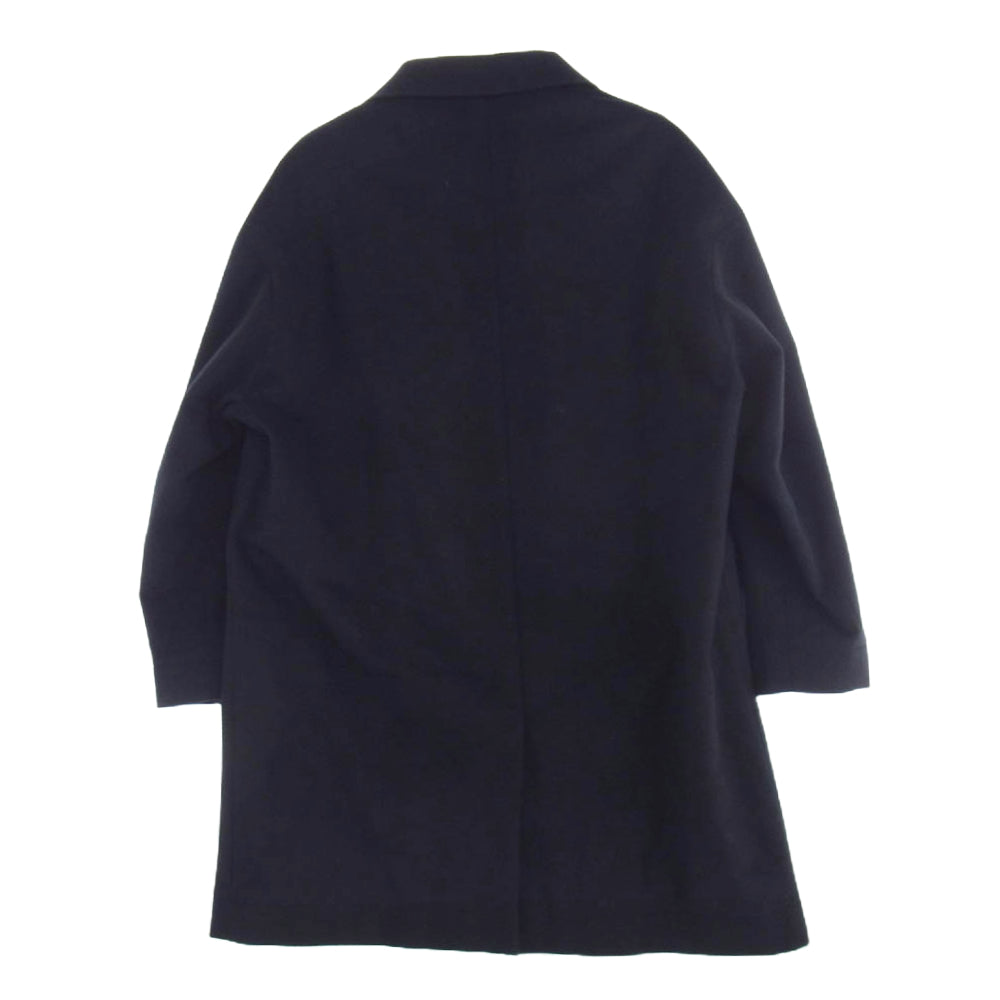 エヴァンキノリ USA製 Brushed Cashmere BIG COAT カシミヤ混 ビッグ コート ダークネイビー系 S【中古】