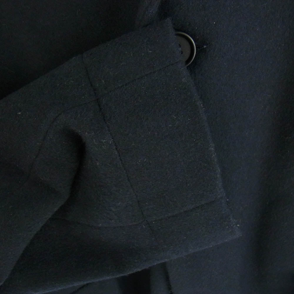 エヴァンキノリ USA製 Brushed Cashmere BIG COAT カシミヤ混 ビッグ コート ダークネイビー系 S【中古】