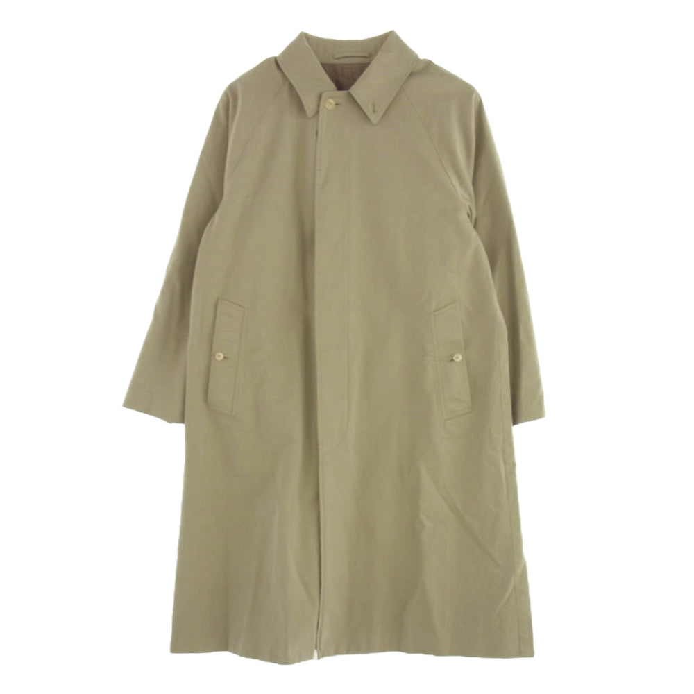 COMOLI コモリ 24AW A03-04002 コットンギャバ バルカラー コート ライトブラウン系 1【中古】