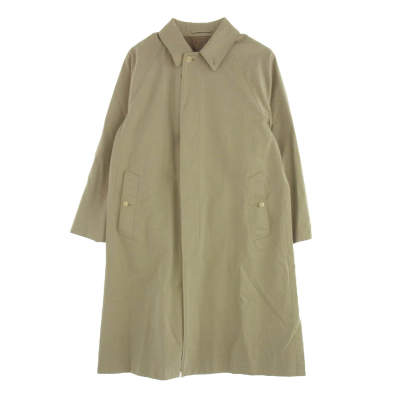 COMOLI コモリ 24AW A03-04002 コットンギャバ バルカラー コート ライトブラウン系 1【中古】