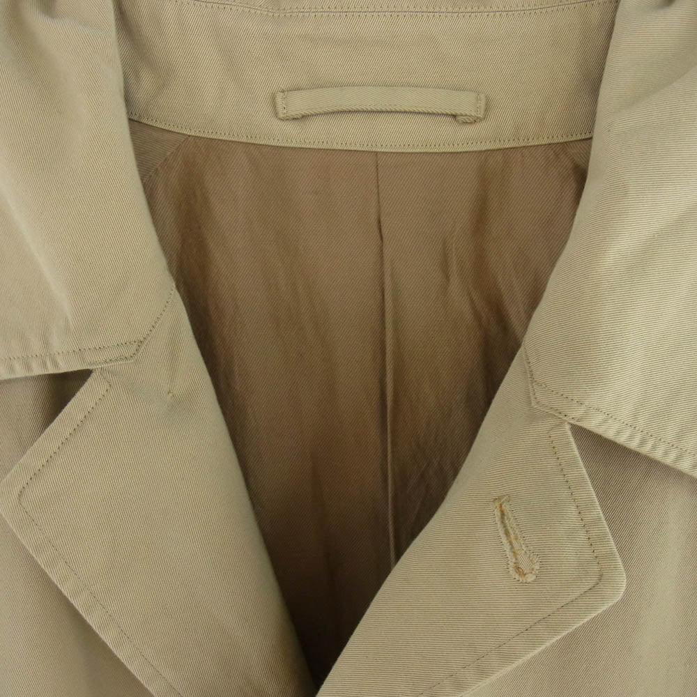 COMOLI コモリ 24AW A03-04002 コットンギャバ バルカラー コート ライトブラウン系 1【中古】