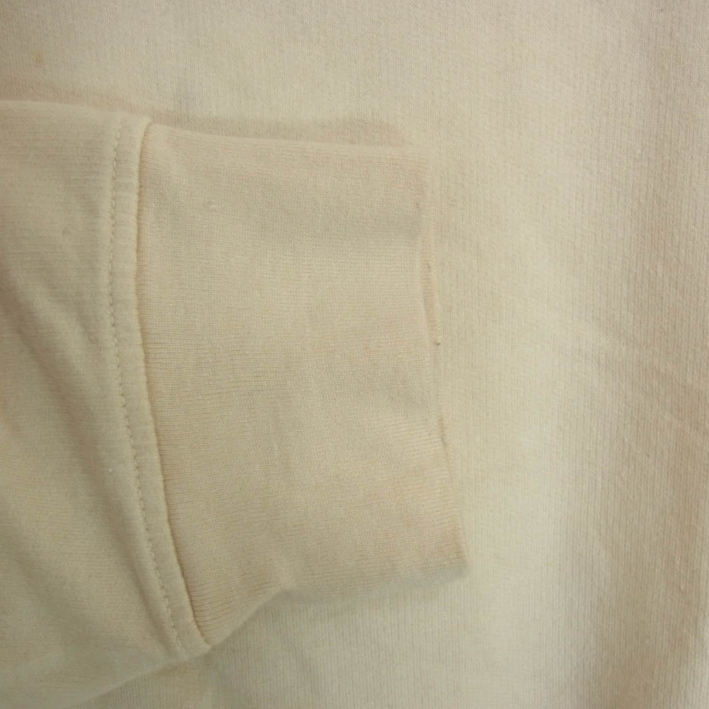 COMOLI コモリ 19SS P01-05002 シルク混 クルーネック ロングスリーブ 長袖 Tシャツ ロンT カットソー ベージュ系 3【中古】