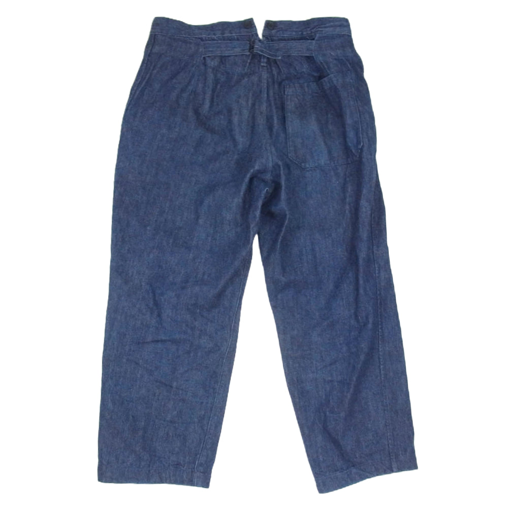 COMOLI コモリ 19SS P01-03003 シンチバック インディゴ デニム パンツ インディゴブルー系 2【中古】