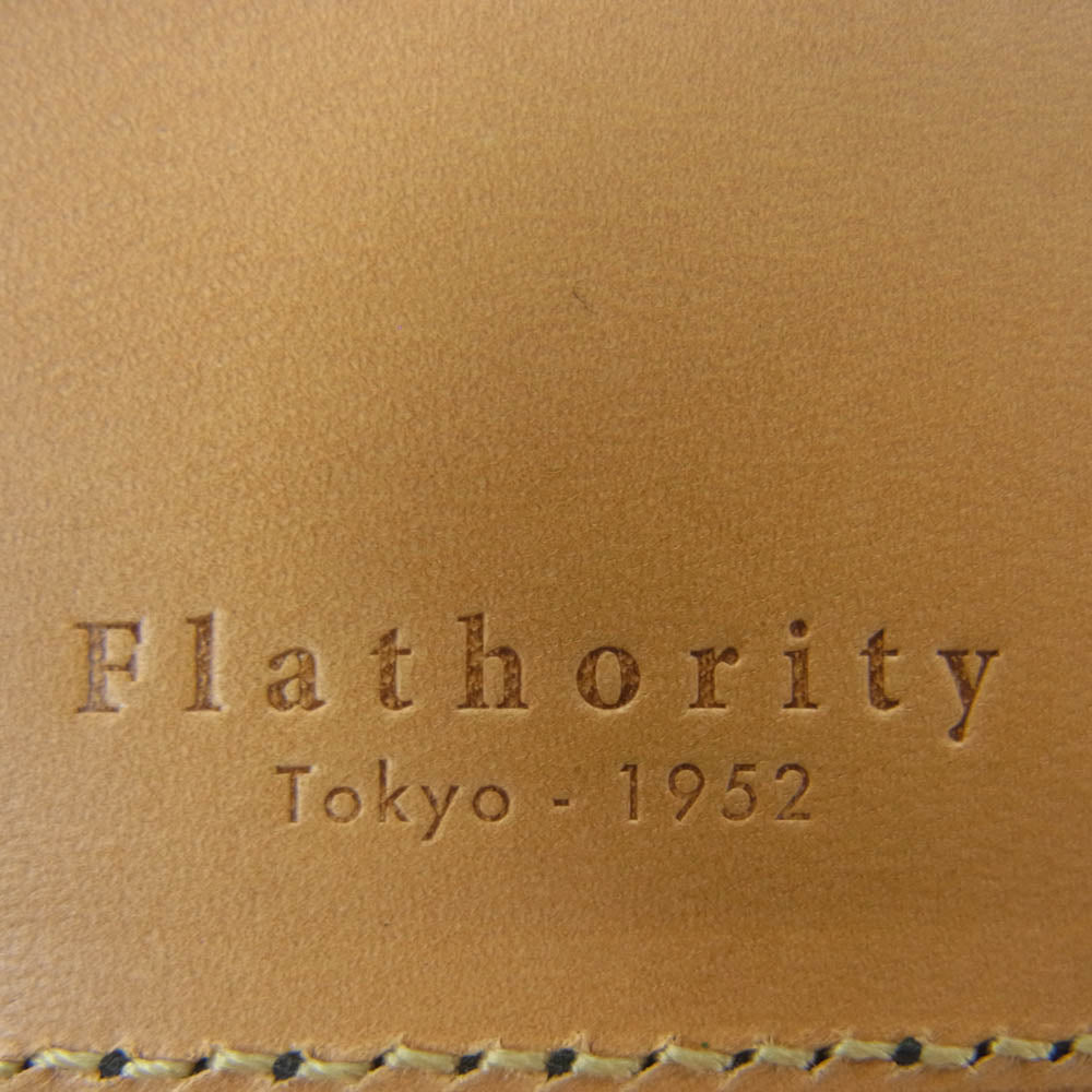 フラソリティ FS710 Trifold wallet シェルコードバン 三つ折り 財布 サイフ ウォレット ブラック系【中古】