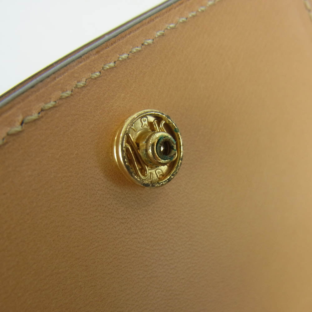 フラソリティ FS710 Trifold wallet シェルコードバン 三つ折り 財布 サイフ ウォレット ブラック系【中古】