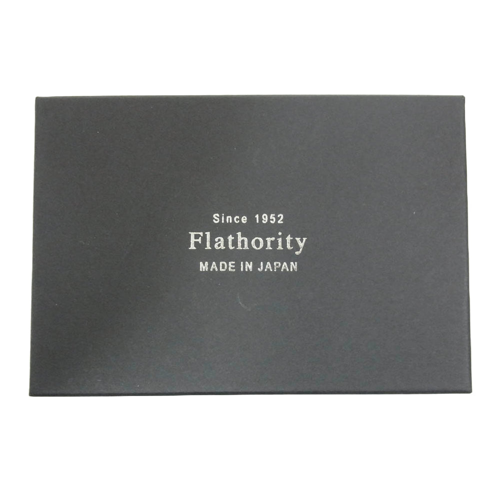 フラソリティ FM704 Business card case ビジネス カードケース 名刺入れ レザー 水染め オイルコードバン ブルー系【新古品】【未使用】【中古】
