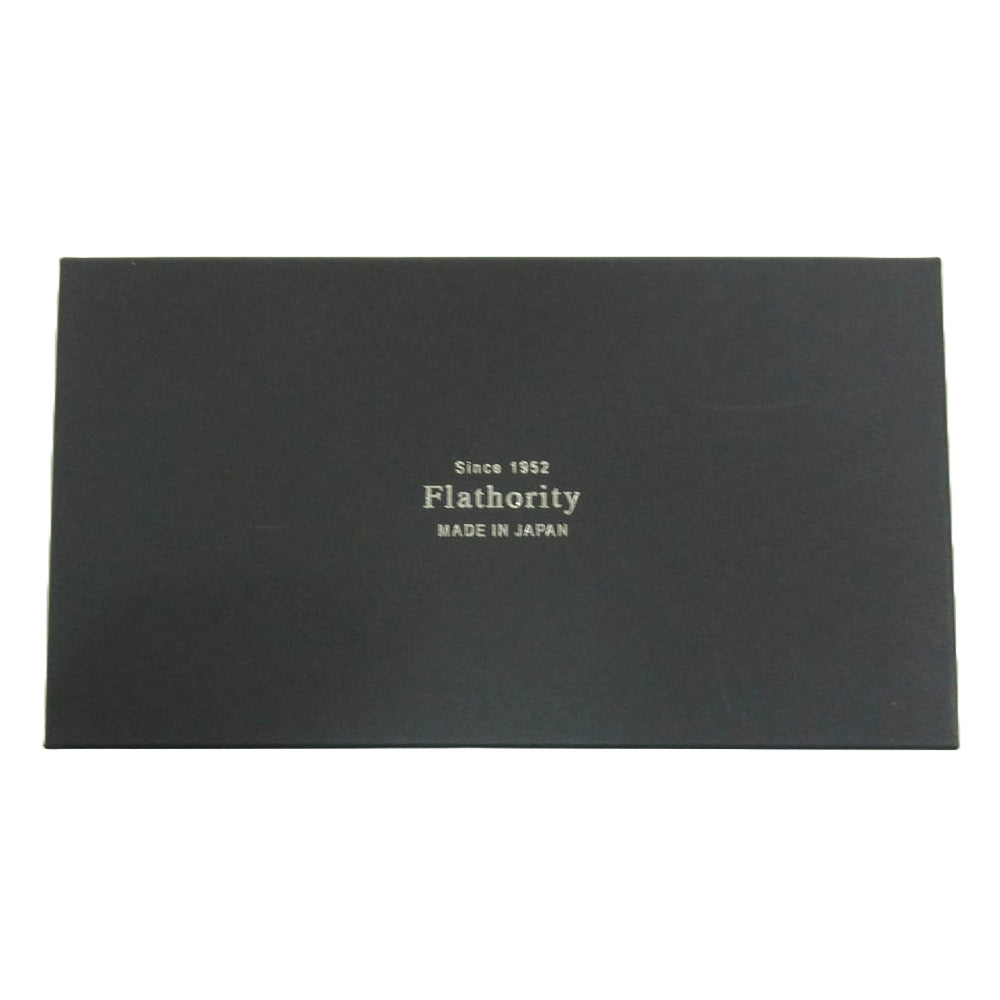 フラソリティ FM701 Long Wallet レザー 水染め オイルコードバン 二つ折り 長財布 ロング ウォレット ブラック系【新古品】【未使用】【中古】