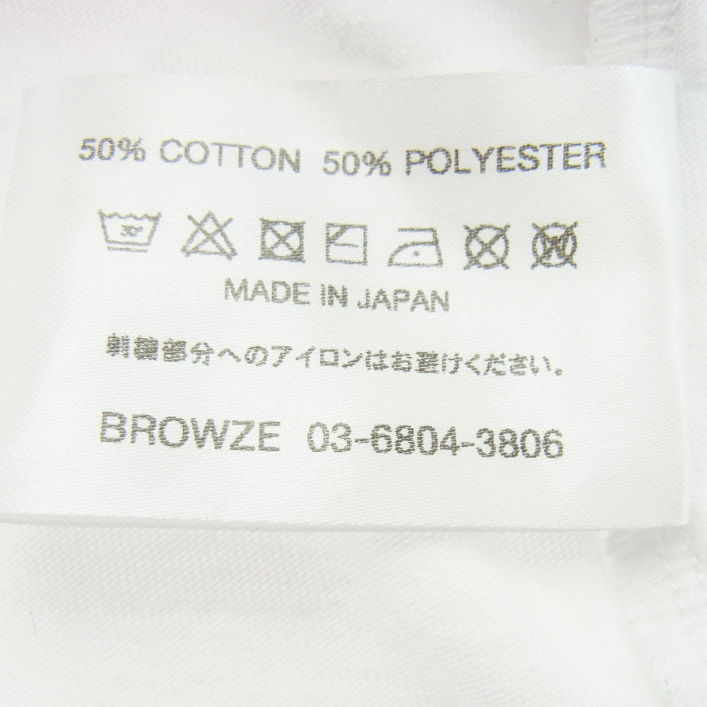 The Ennoy Professional ザ エンノイ プロフェッショナル 24SS SS24BRWNCT04NTL Logo T-Shirt ロゴ刺繍 半袖 Tシャツ ホワイト ホワイト系 L【中古】
