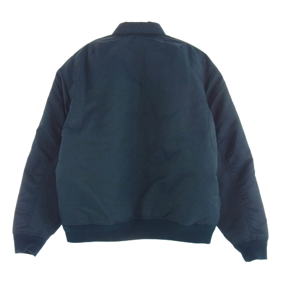 Carhartt カーハート Olten Bomber オルテンボンバー 中綿入り ボンバージャケット ブルゾン ネイビー系 L【中古】