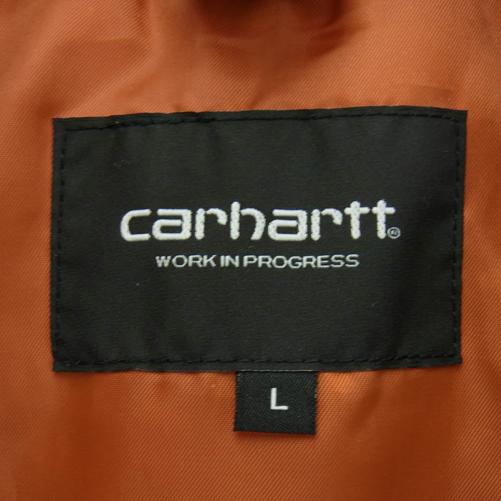 Carhartt カーハート Olten Bomber オルテンボンバー 中綿入り ボンバージャケット ブルゾン ネイビー系 L【中古】