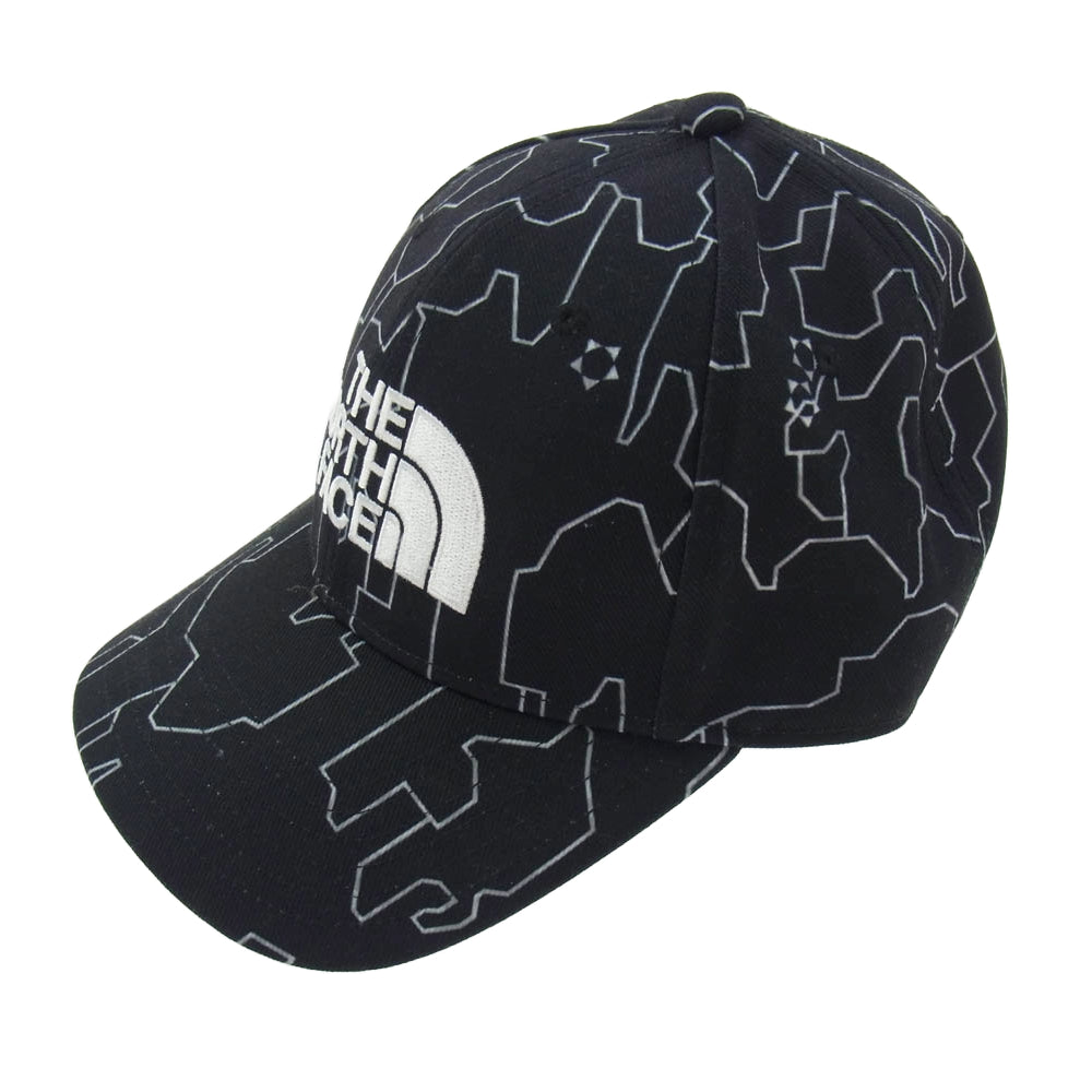 THE NORTH FACE ノースフェイス NN42242 TNF ロゴ刺繍 キャップ 帽子 ブラック系【中古】