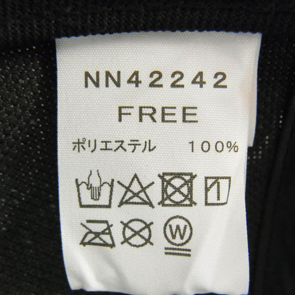 THE NORTH FACE ノースフェイス NN42242 TNF ロゴ刺繍 キャップ 帽子 ブラック系【中古】