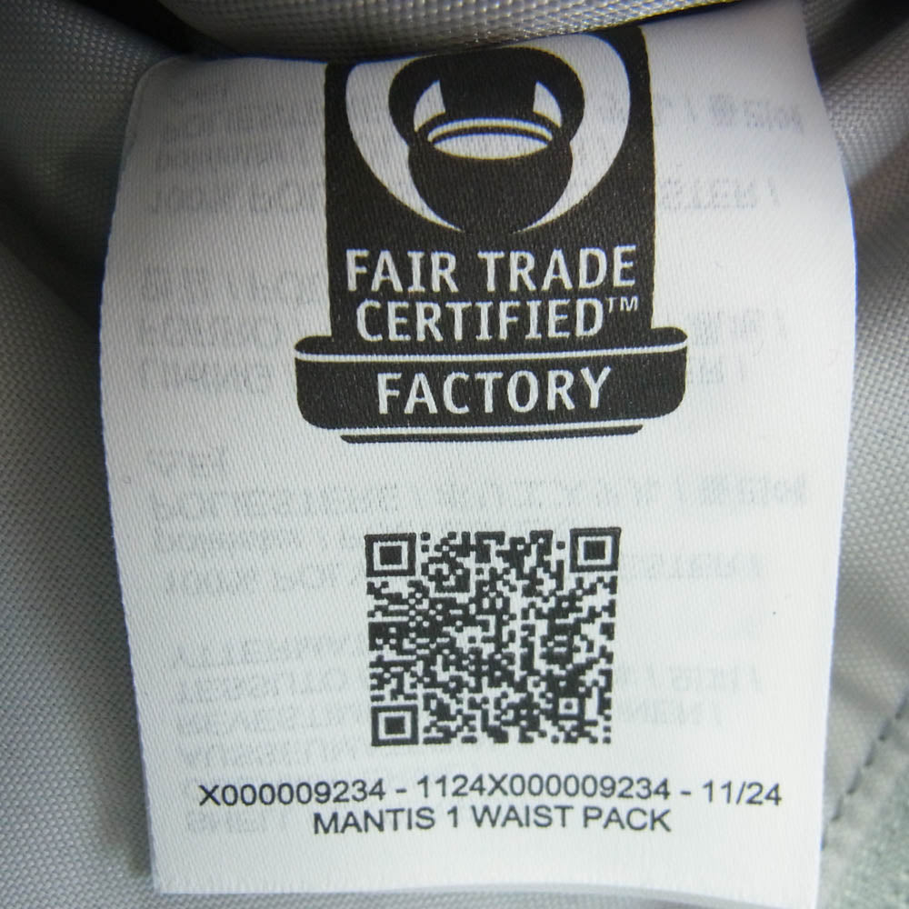 ARC'TERYX アークテリクス X00000923401 Mantis 1 Waist Pack マンティス ウエスト パック ポーチ バッグ ブラック系【新古品】【未使用】【中古】