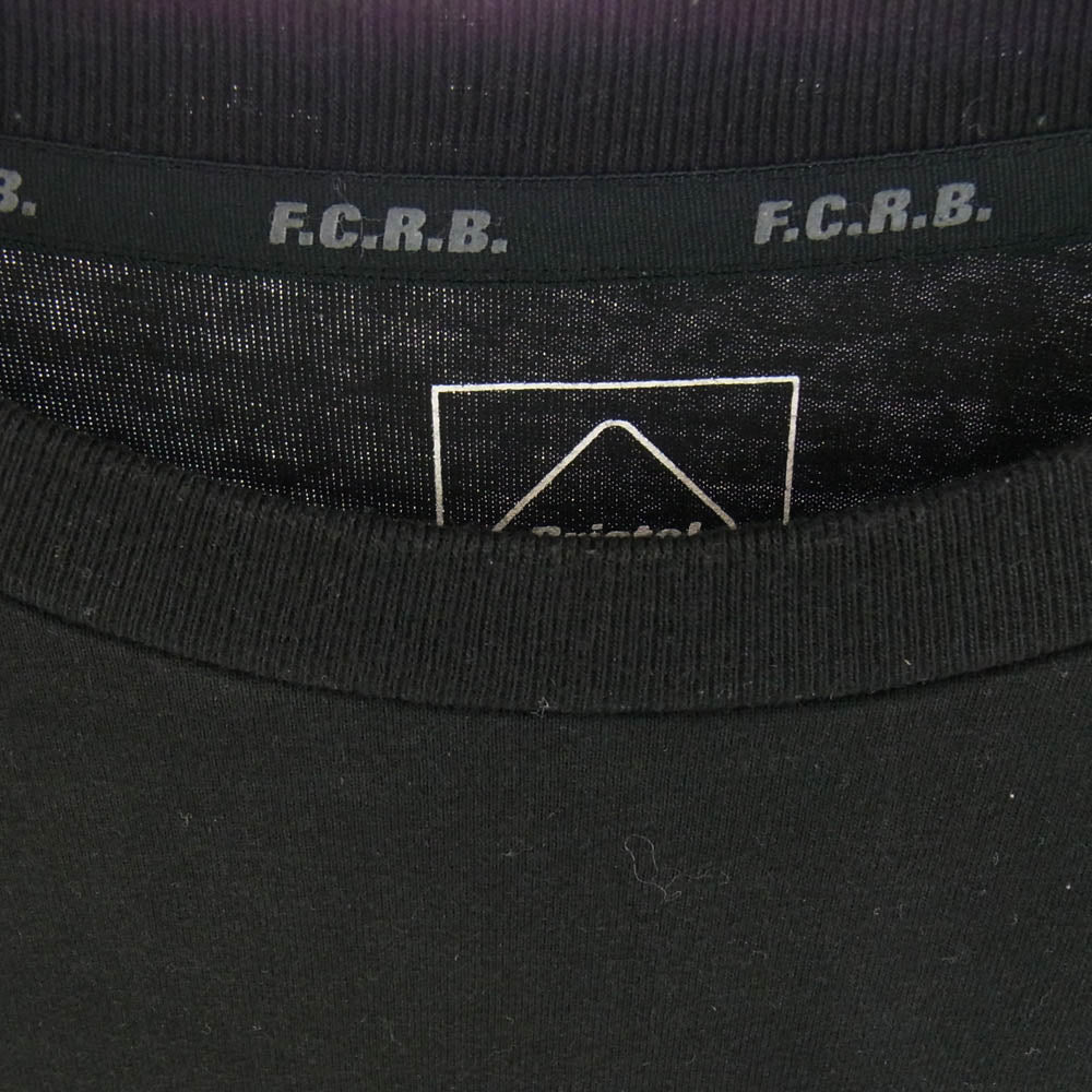 F.C.R.B. エフシーアールビー FCRB-220155 × WIND AND SEA ウィンダンシー ビッグ ロゴ 半袖 Tシャツ ブラック系 L【中古】