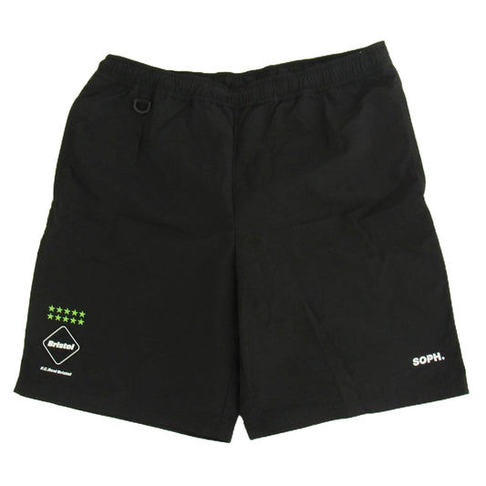 F.C.R.B. エフシーアールビー FCRB-240150 paperboy GAME SHORTS プレイボーイ ゲーム ナイロン ショート パンツ ブラック系 M【中古】