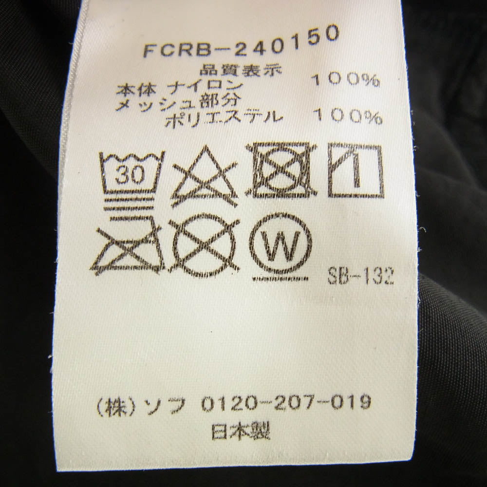 F.C.R.B. エフシーアールビー FCRB-240150 paperboy GAME SHORTS プレイボーイ ゲーム ナイロン ショート パンツ ブラック系 M【中古】