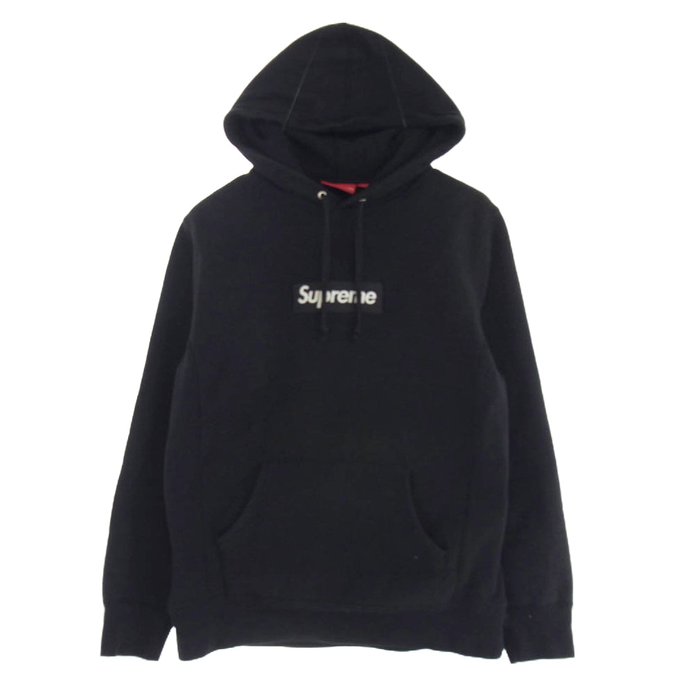 Supreme シュプリーム 16AW Box Logo Hooded Sweatshirt ボックスロゴ スウェット パーカー ブラック系 M【中古】